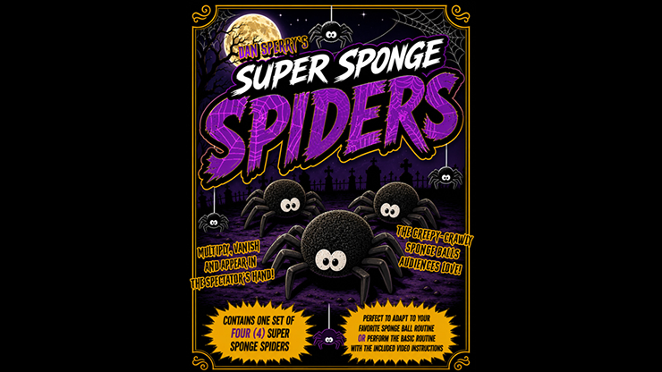 Super Sponge Spiders Sponge Ball Set